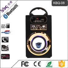 CHURRASCO KBQ-08 10 W 1200 mAh 2016 Nova Chegada de 4 polegada Orador Chifre Bluetooth Artesanato de Áudio Karaoke Speaker Portátil